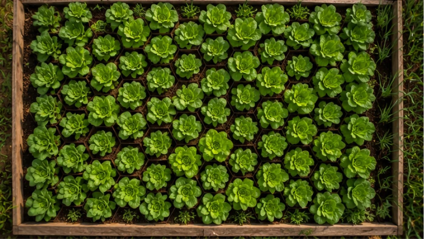 Hexagonal Spacing: Fit 15% More Plants in the Same Bed and Stop Weeding
