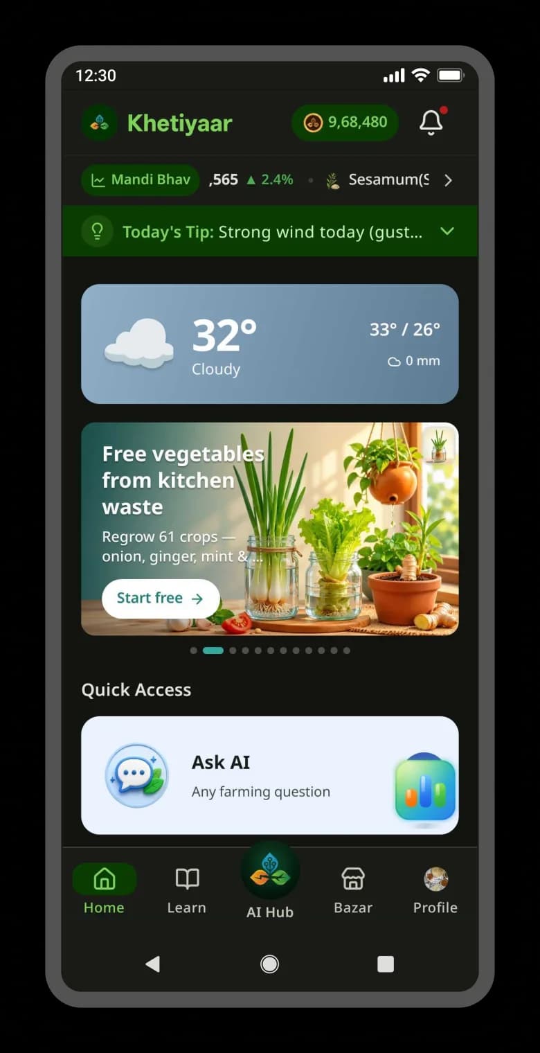 The kheti app built for Indian farmers